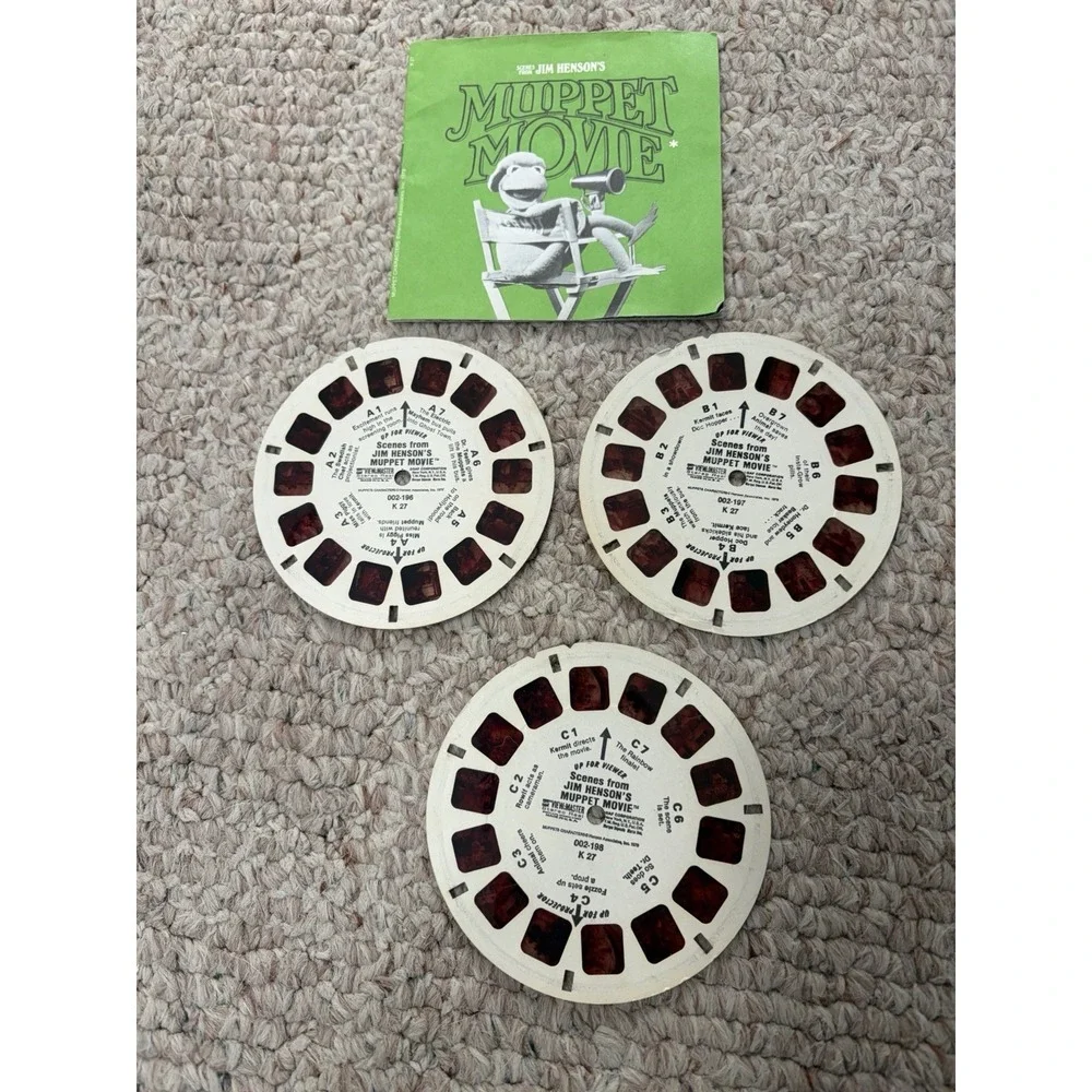 70s/80s  MUPPET View-Master Vintage Vintage Lot - Picture 3 of 4